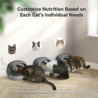 HKM-445651 Smart Automatic Cat Feeder with Microchip and Collar Sensor for Wet and Dry Food Dispenser