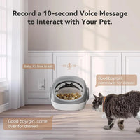 HKM-445651 Smart Automatic Cat Feeder with Microchip and Collar Sensor for Wet and Dry Food Dispenser