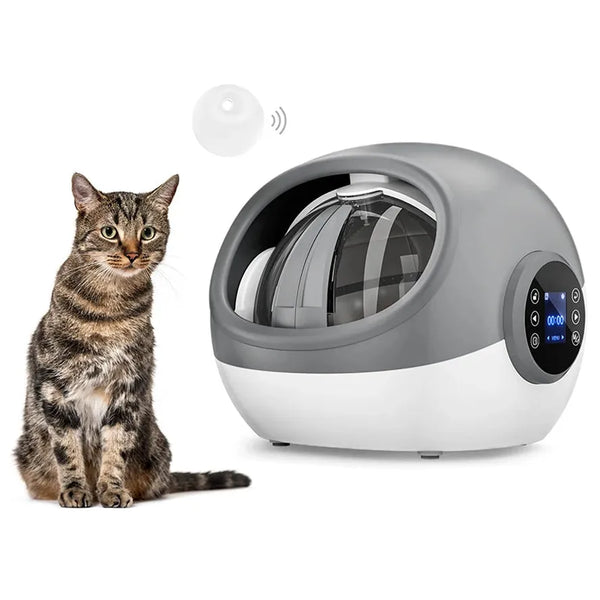 HKM-445651 Smart Automatic Cat Feeder with Microchip and Collar Sensor for Wet and Dry Food Dispenser