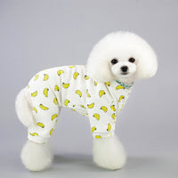 HKM-4456765 Cotton Pet Pajamas in Five Fun Colors for Comfortable Home Wear