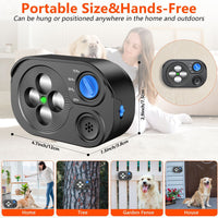 HKM-4457149 Ultrasonic Bark Control & Dog Training Device with Waterproof Design