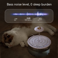 HKM-4457533 Pet Automatic Water Fountain 3L Mute Flow Water Dispenser for Cats - ABS Material