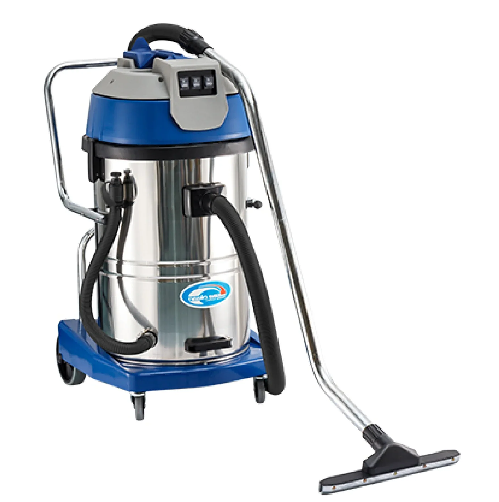 HKM-445779 High-Power 3000W Industrial Wet/Dry Vacuum Cleaner for Efficient Factory, Car, and Hotel Cleaning - Available in 60L, 70L, 80L, 90L Sizes
