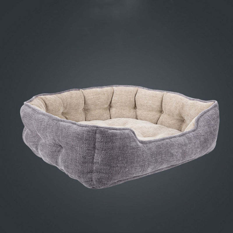 HKM-445843 Bite Resistant Breathable Pet Nest in Army Green, Grey, or Brown, Eco-Friendly Silk Wool, Various Sizes Available