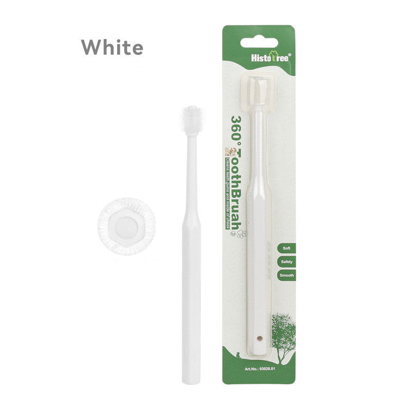 HKM-4459325 360-Degree Pet Oral Care Toothbrush in Multiple Head Shapes and Colors