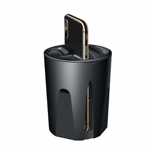 HKM-446099 Car Multifunctional Wireless Charger with Charging Source - Model X8, 12V Input, 5V Output
