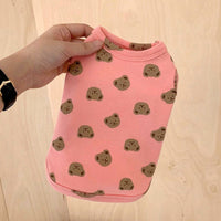 HKM-4462013 Small Dog Clothes for Yorkshire, Pomeranian, Schnauzer - Comfy Polyester Outfit in White, Yellow, Pink