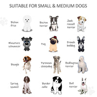 HKM-4462909 Freestanding Retractable Dog Gate with 6 Panels for Doorways and Hallways