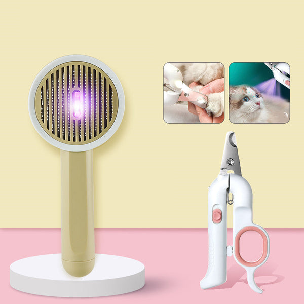 HKM-4463037 UV Sterilization and Comb Pet Cleaner for Fungal Skin Disease Treatment