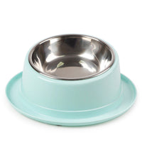 HKM-4463421 Stainless Steel Non-Slip Cat Bowl with Tilted Design for Easy Feeding