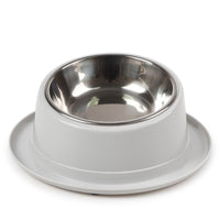 HKM-4463421 Stainless Steel Non-Slip Cat Bowl with Tilted Design for Easy Feeding