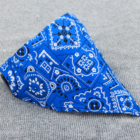 HKM-4464829 Adjustable Twill Cotton Neck Scarf for Dogs and Cats - Stylish and Comfortable Pet Bandana Collar