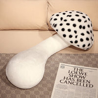 HKM-446483 Cute Big Mushroom-Shaped Plush Pillow for Living Room Backrest - Plants and Flowers Design