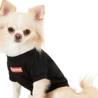 HKM-4465597 Lightweight Cotton Pet T-Shirt for All Seasons - Available in Black & White, Sizes S to XXL