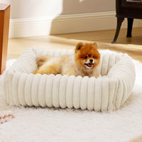 HKM-4467261 Cozy Winter Cat and Dog Bed - Soft Pet Mat with Cushioned Support in Multiple Sizes