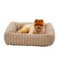 HKM-4467261 Cozy Winter Cat and Dog Bed - Soft Pet Mat with Cushioned Support in Multiple Sizes