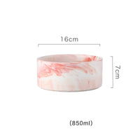 HKM-4467389 Dual Ceramic Cat Bowl Set - Pottery Pet Feeding & Drinking Bowls in Various Colors
