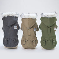 HKM-446803 Cotton and Fleece Dog Vest for Autumn and Winter Wear