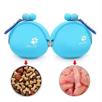 HKM-4470461 Silicone Dog Treat Pouch - Portable Training Snack Bag for Pet Walking and Outdoor Activities