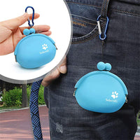 HKM-4470461 Silicone Dog Treat Pouch - Portable Training Snack Bag for Pet Walking and Outdoor Activities