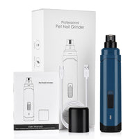HKM-447251 Automatic Pet Nail Polisher for Cats and Dogs - USB Rechargeable Nail Clipper with Dual Speed Settings