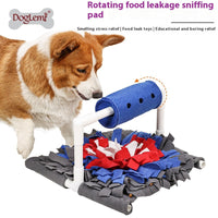 HKM-4473789 Blue Dog Food Leakage Smell Educational Pet Toy Made of Durable Polyester