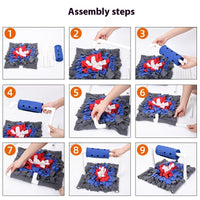 HKM-4473789 Blue Dog Food Leakage Smell Educational Pet Toy Made of Durable Polyester