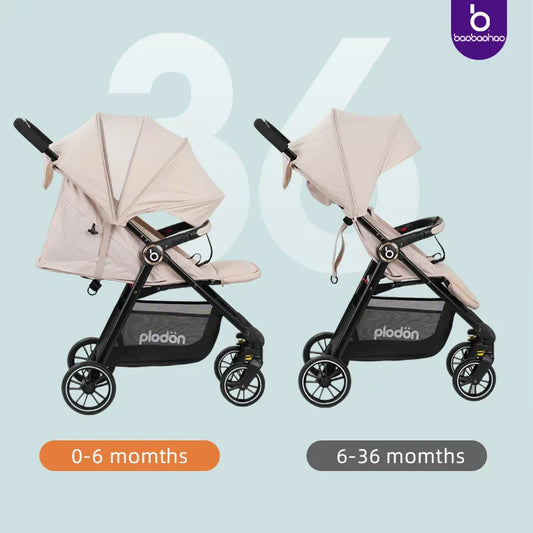 HKM-447379 Compact 360-Degree Foldable Stroller Travel System for Kids and Luggage