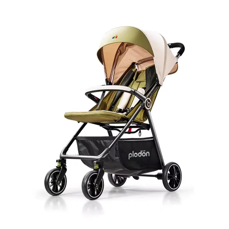 HKM-447379 Compact 360-Degree Foldable Stroller Travel System for Kids and Luggage