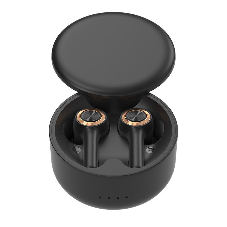 HKM-447379 True Wireless Bluetooth Headset with Heavy Bass, Stereo Sound, and Multi-Point Connection