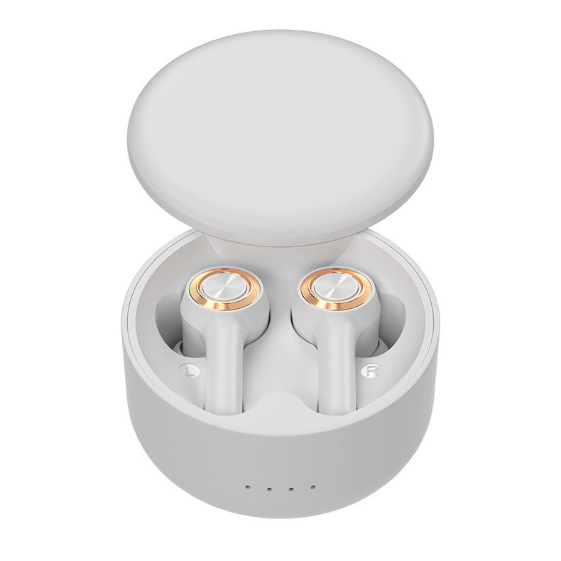 HKM-447379 True Wireless Bluetooth Headset with Heavy Bass, Stereo Sound, and Multi-Point Connection