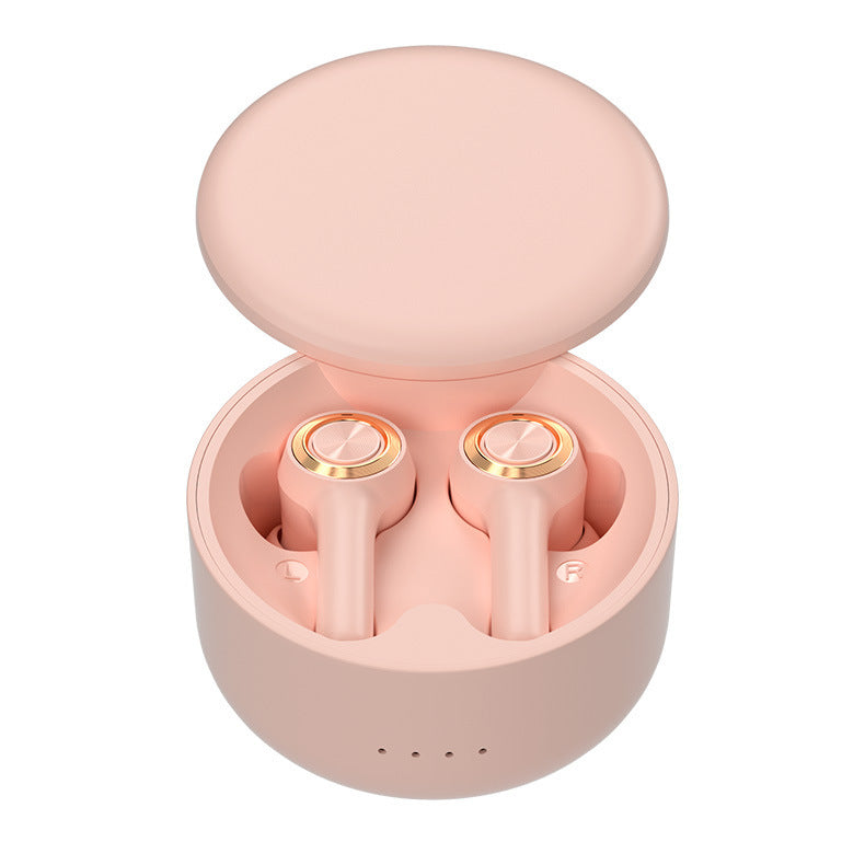 HKM-447379 True Wireless Bluetooth Headset with Heavy Bass, Stereo Sound, and Multi-Point Connection