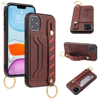 HKM-447443 Imitation Leather Mobile Phone Case - Retro Design in Multiple Colors