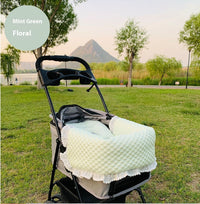HKM-4475197 Washable Pet Stroller Cushion Set with Removable Pad and Pillow for Cats and Dogs in Various Designs