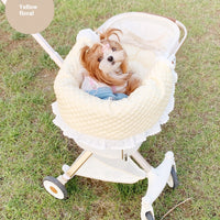 HKM-4475197 Washable Pet Stroller Cushion Set with Removable Pad and Pillow for Cats and Dogs in Various Designs