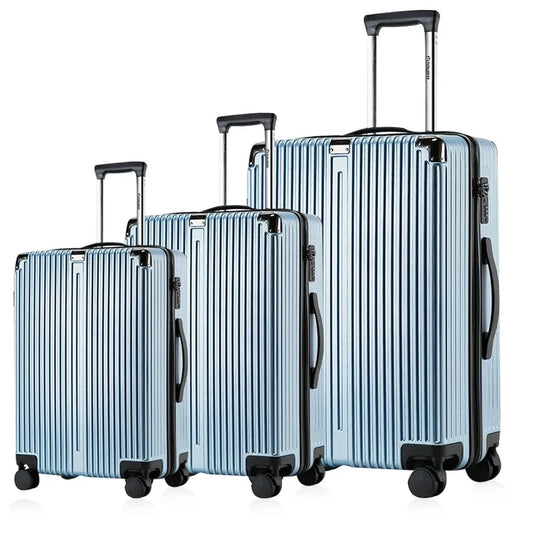 HKM-447571 Three-Piece Spinner Luggage Set with Matching Carry-On Bag