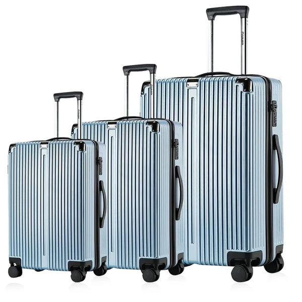 HKM-447571 Three-Piece Spinner Luggage Set with Matching Carry-On Bag