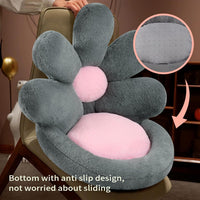 HKM-4476221 Floral-Shaped Nesting Cushion for Comfort and Relaxation - 19 Inch Plush Floor Pillow for Gaming and Office Use