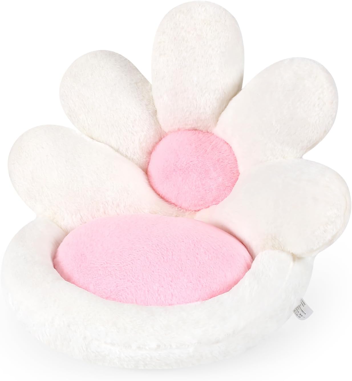 HKM-4476221 Floral-Shaped Nesting Cushion for Comfort and Relaxation - 19 Inch Plush Floor Pillow for Gaming and Office Use
