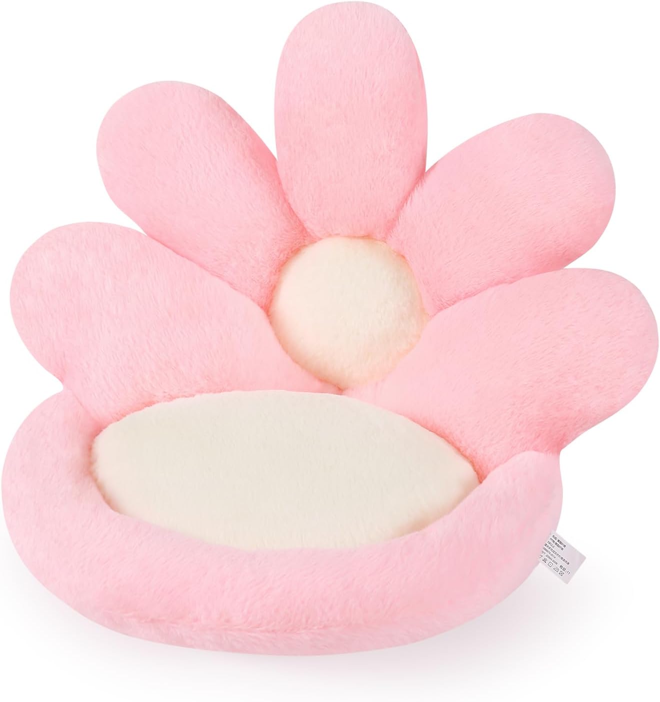 HKM-4476221 Floral-Shaped Nesting Cushion for Comfort and Relaxation - 19 Inch Plush Floor Pillow for Gaming and Office Use