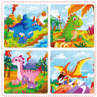 HKM-447635 24-Piece Wooden Jigsaw Puzzle for Early Childhood Education – Classic Montessori Toy for Babies, Kids, Boys and Girls