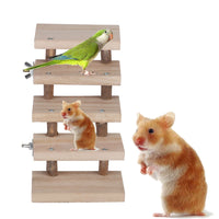 HKM-4477117 Wooden Log Stairs Pet Toy for Engaging Play and Exercise