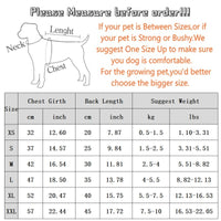 HKM-4477501 Cute Striped Bear Dog Pajamas for Autumn and Winter - Soft, Comfortable Four-Legged Pet Outfit