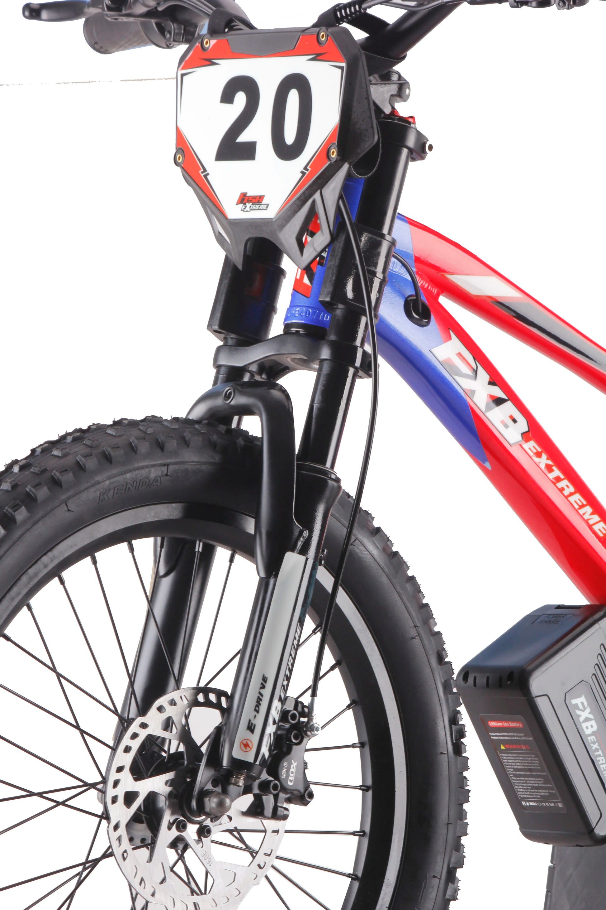 HKM-447763 Kids 20" Electric Balance Bike with 800W Motor, 36V 10AH, Adjustable Suspension, Hydraulic Brakes, Full Shock Absorption
