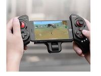 HKM-447827 Wireless Bluetooth Game Controller with Telescopic Stand for Mobile Devices and Tablets, Compatible with Android and iOS