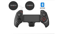 HKM-447827 Wireless Bluetooth Game Controller with Telescopic Stand for Mobile Devices and Tablets, Compatible with Android and iOS
