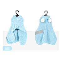 HKM-4478397 Universal Breathable Bathrobe for Pets - Comfortable and Absorbent Drying Towel for Cats and Dogs