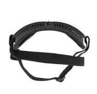 HKM-4479549 Windproof Sunscreen Goggles for Dogs - Black with Silver Lens, Stylish British Design