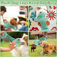 HKM-4480189 Large Plush Dog Toy with Squeaker and Crinkle Paper for Interactive Play, Ideal for Small to Large Dogs