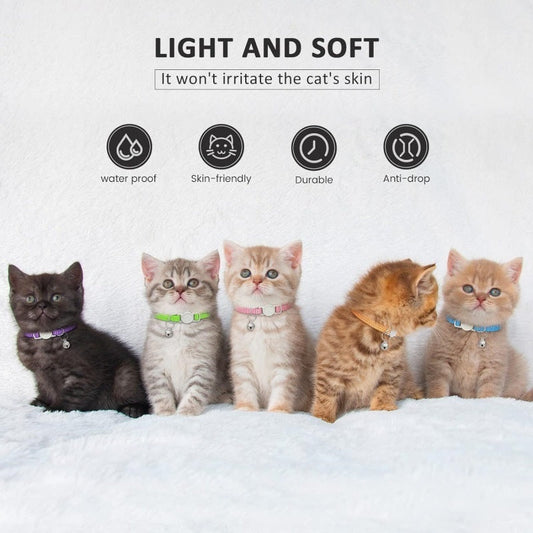 HKM-4480701 Comfortable and Breathable Nylon Cat Collar - Free Size in Various Colors for All Seasons